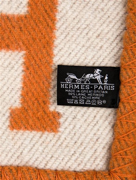 hermes orange throw blanket|hermes blanket cost.